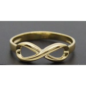 Real Solid 10k Yellow Gold Infinity Love That Transcends Ring All Sizes